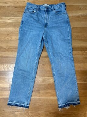 Abercrombie Ankle Straight Ultra High Rise